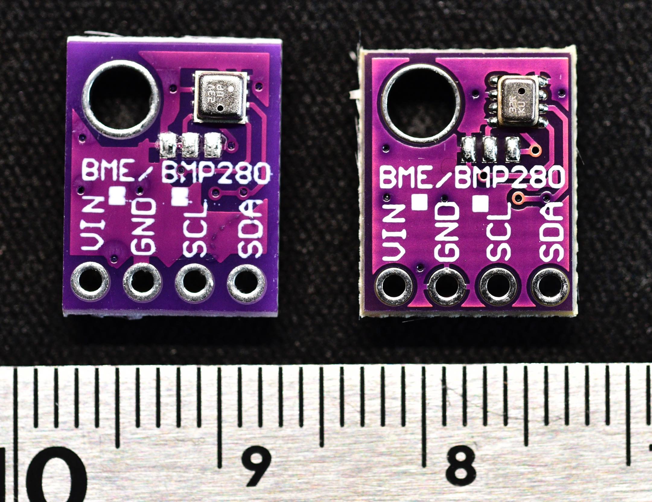 BME280(左) BMP280(右)